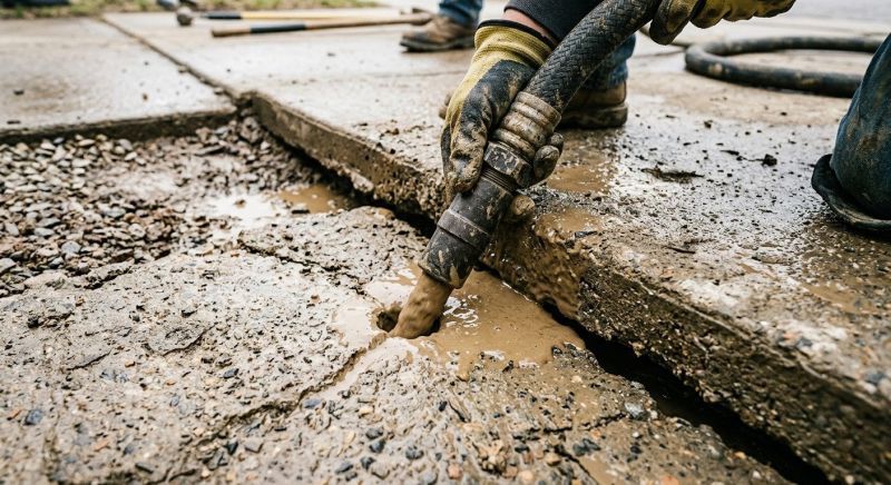 Concrete Slab Jacking in Des Moines, IA